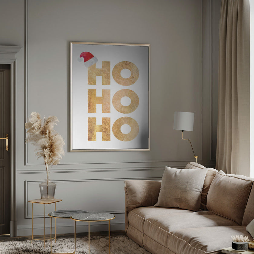Impression sur toile d'art mural avec typographie 