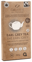 Galerie au Chocolat - Fairtrade Dark Choc Earl Grey Bar (100g)