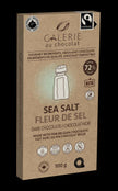 Galerie au Chocolat - Fairtrade Dark Sea Salt Choc Bar (100g)