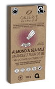 Galerie au Chocolat - Fairtrade Milk Almond Sea Salt Bar (100g)