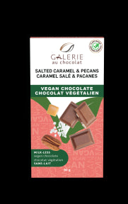 Galerie au Chocolat - Vegan Salt Caramel Pecans Choc Bar
