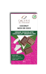 Galerie au Chocolat - Vegan Coconut Chocolate Bar