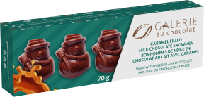 Galerie au Chocolat - H Artisan Milk Choc&Caramel Snowmen (70g)