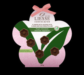 Galerie au Chocolat - Vegan Crispy Chocolate Flowers