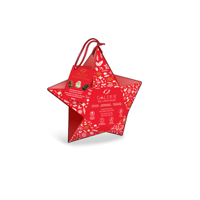 Galerie au Chocolat - H Artisan Star Ornament Asstd Choc (100g)