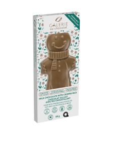Galerie au Chocolat - H Artisan Milk Crsp Rice Gngerbrd (80g)