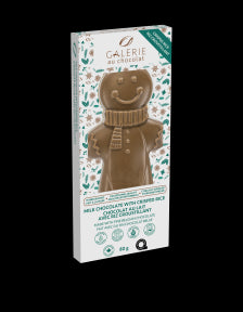 Galerie au Chocolat - H Artisan Milk Crsp Rice Gngerbrd (80g)