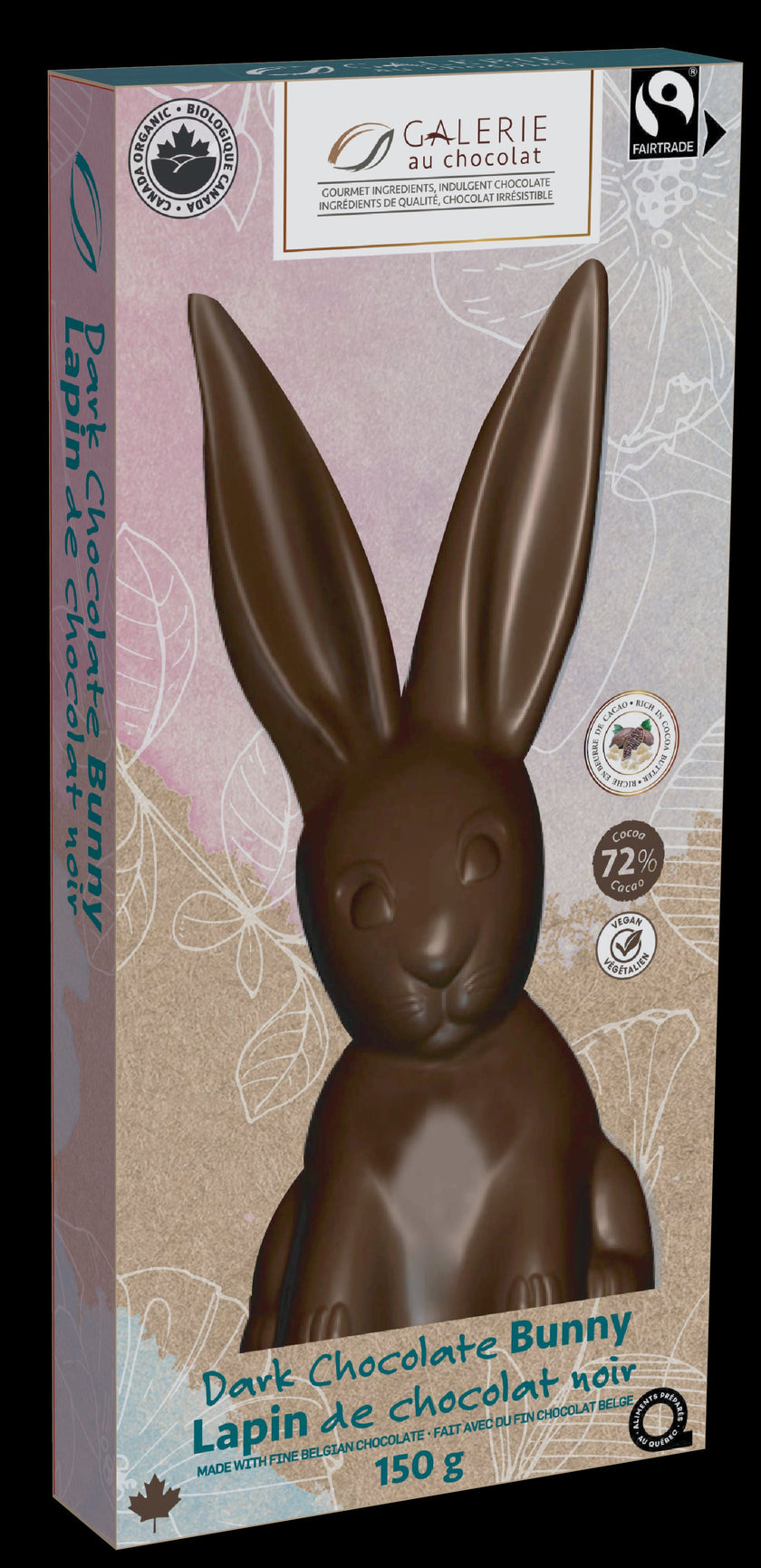 Galerie au Chocolat - FT Solid Dark Choc Bunny (150g)