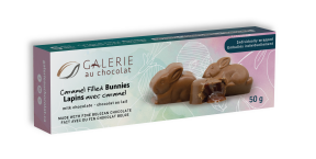 Galerie au Chocolat - Art Mini Bunnies W-Caramel (5pc)