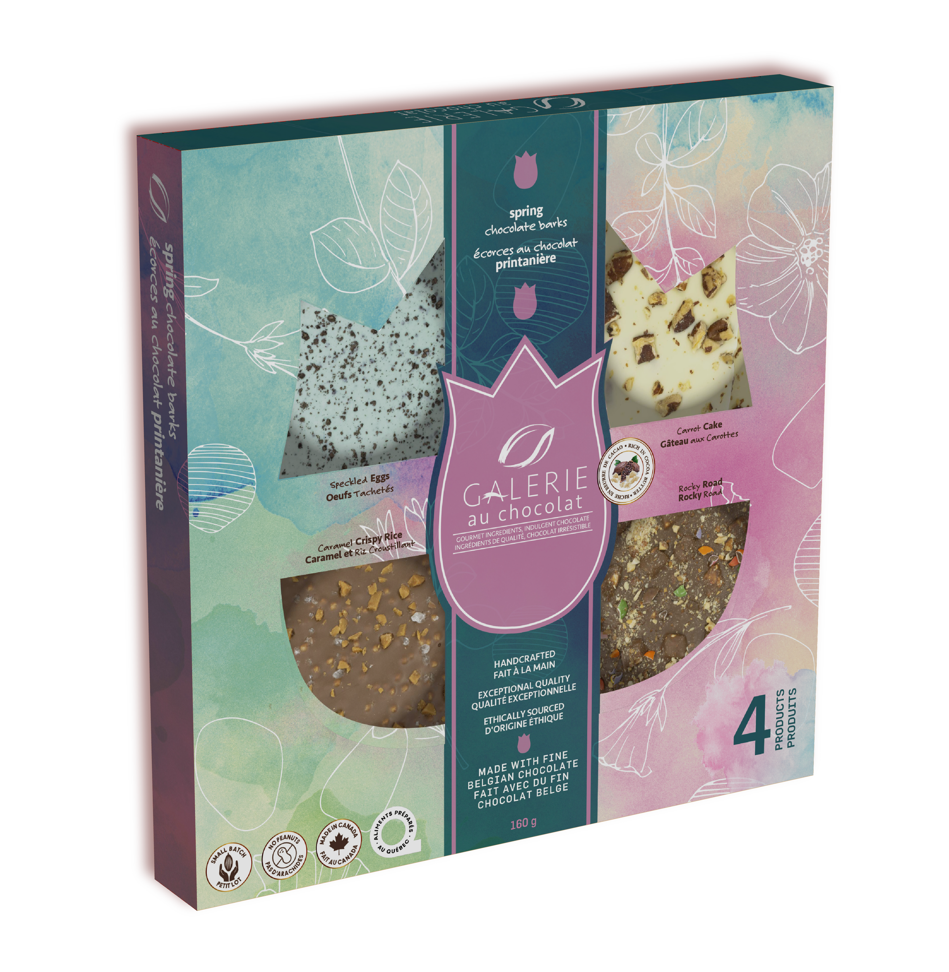 Galerie au Chocolat - Art 4 Choc Bark Box (160g)
