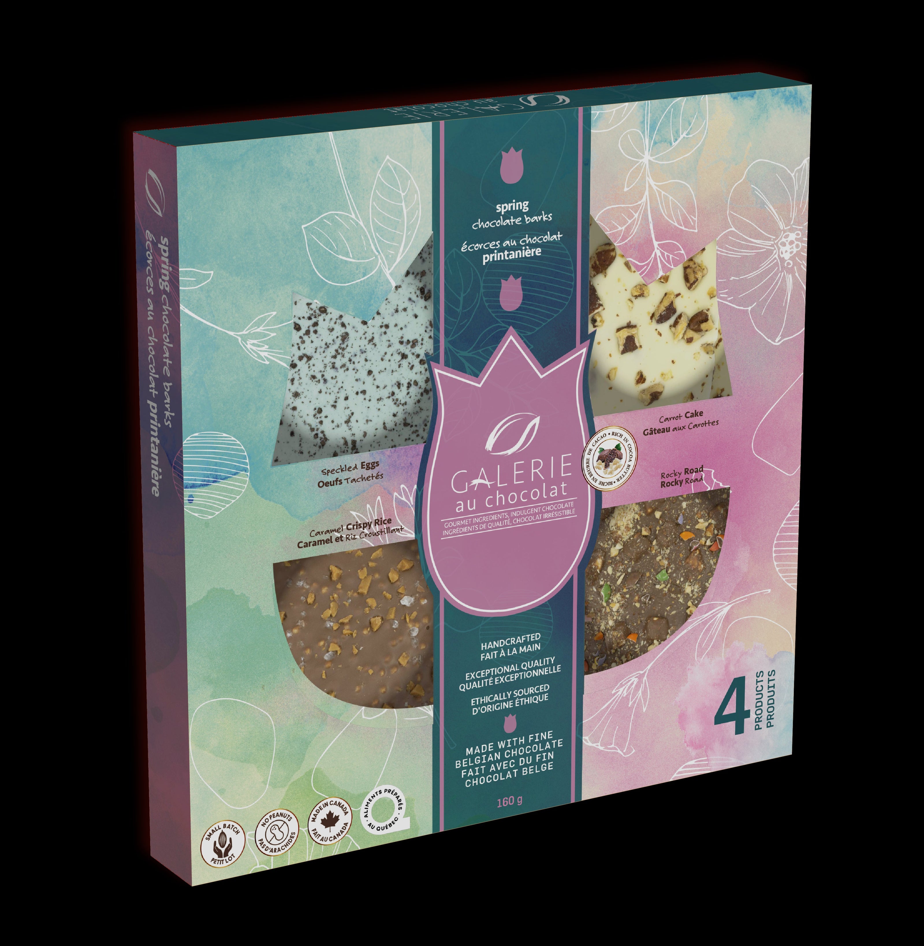 Galerie au Chocolat - Art 4 Choc Bark Box (160g)