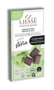 Galerie au Chocolat - No Sugar Mint Dark Chocolate Style (80g)