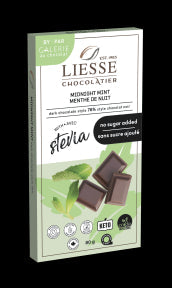 Galerie au Chocolat - No Sugar Mint Dark Chocolate Style (80g)