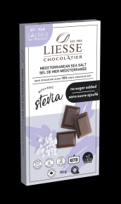 Galerie au Chocolat - No Sugar Med Sea Salt Dark Choc (80g)