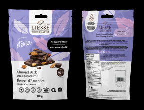 Galerie au Chocolat - No Sugar Dark Cho Almond Bark (120g)