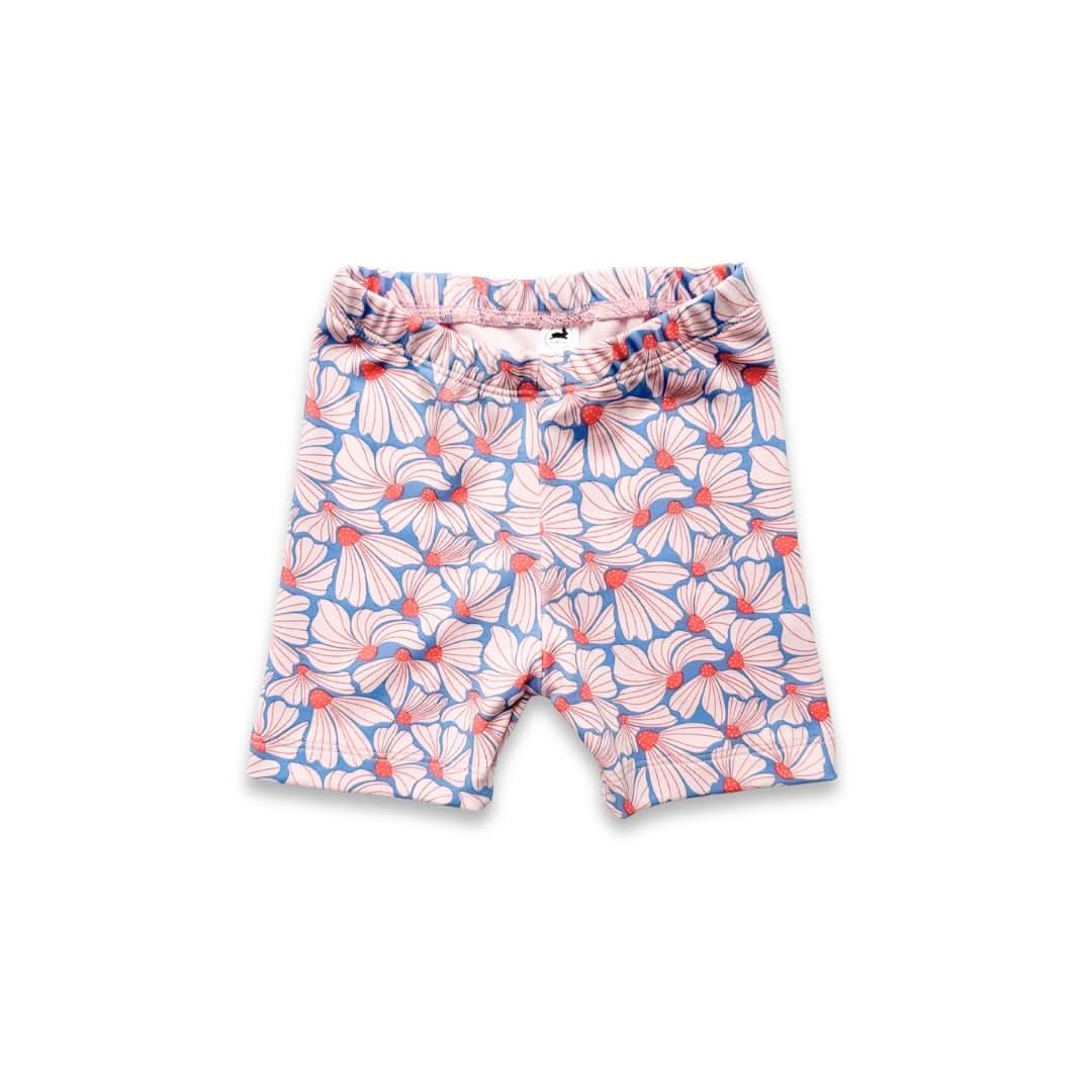 Kids' Bamboo Bike Shorts | Saltwater Floral