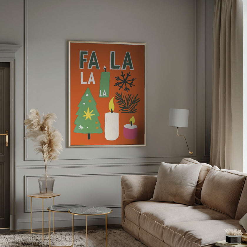 Toile décorative Fa la la