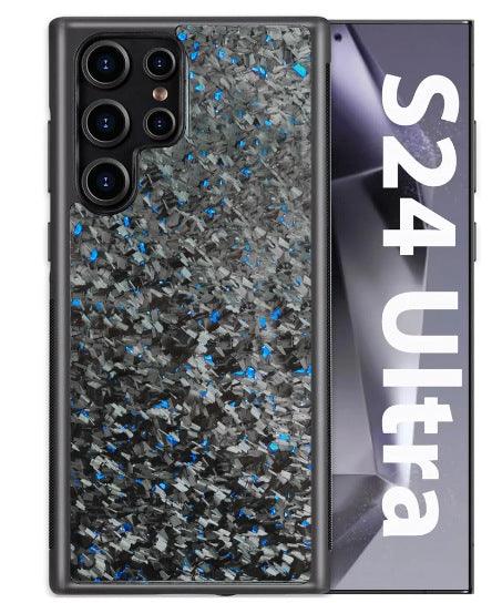 S24Ultra Phone Case Carbon Fiber Magnetic Shockproof Cover
