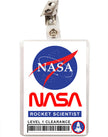 NASA Astronaut Rocket Scientist ID Badge