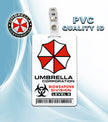 Resident Evil Umbrella Corporation Bioweapons Division Level 5 ID Badge PVC