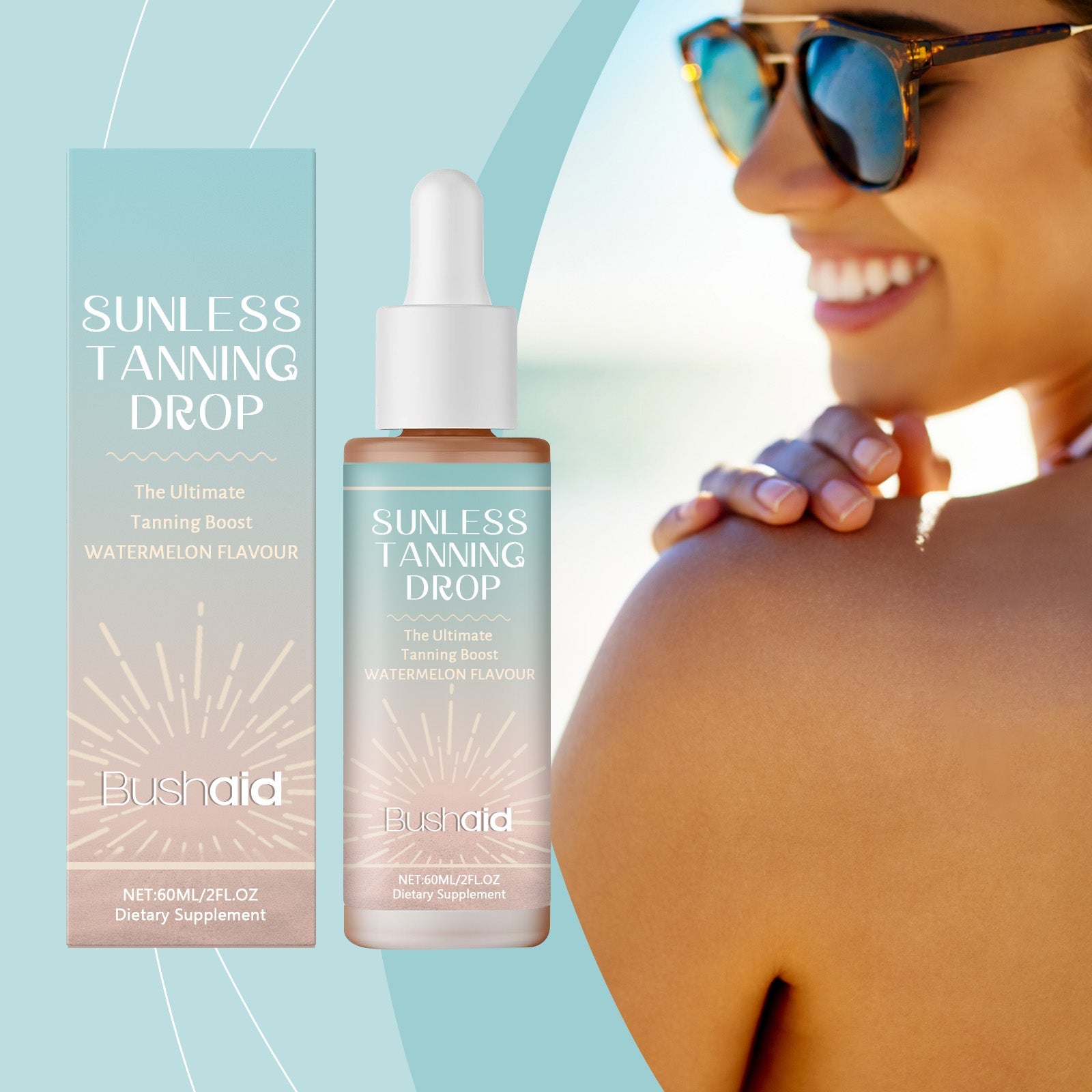 Oral Tanning Drops – 60ml | Natural Bronzing Supplement