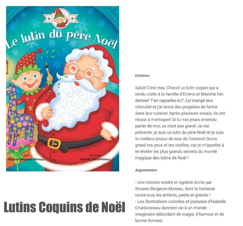 Livre Le Lutin du Père Noël