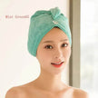 Women's Microfiber Hair Dryer Cap Absorbent Hair Towel.