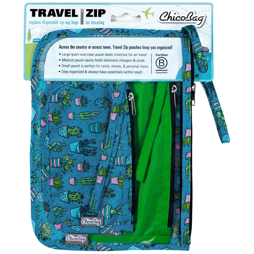ChicoBag Travel Zip Pouches (Set of 3)