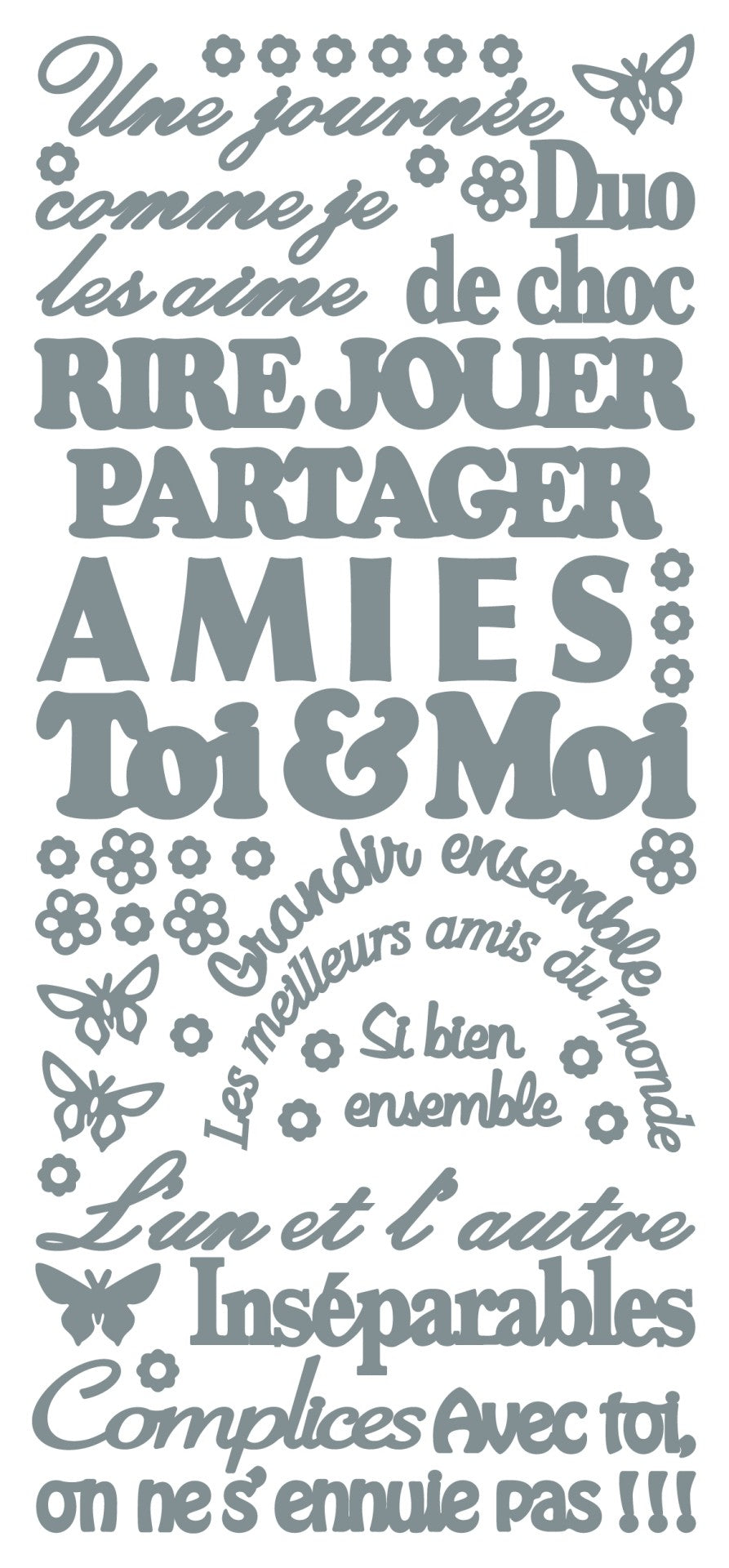 Peel Off Stickers - Toi & Moi
