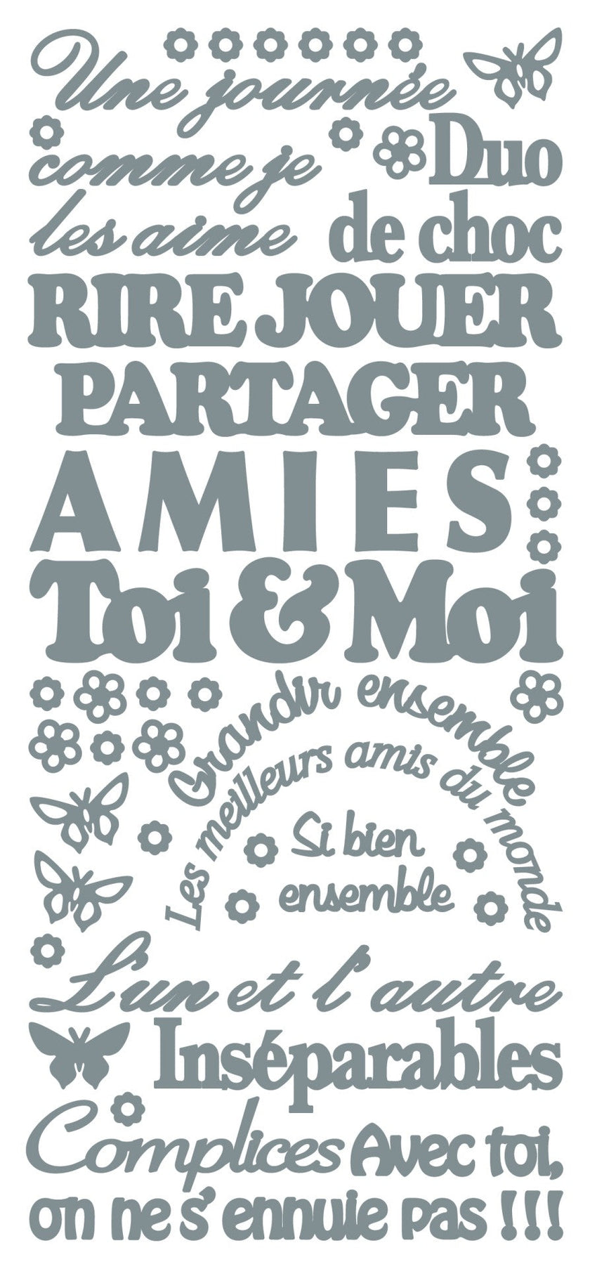 Peel Off Stickers - Toi & Moi
