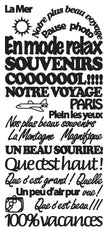 Peel Off Stickers - Souvenirs