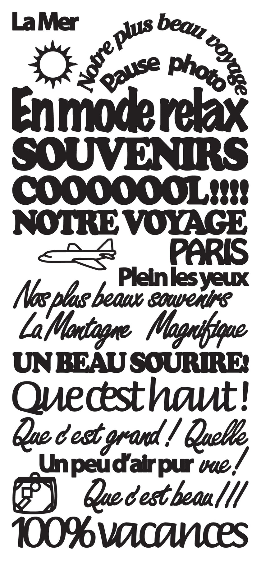 Peel Off Stickers - Souvenirs