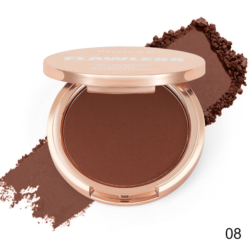 PHOFAY Matte Setting Pressed Powder – Flawless Finish Face Powder (8g, Multiple Sets)