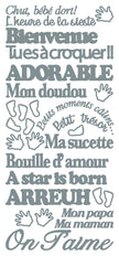 Peel Off Stickers - Chut bébé dort