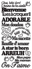 Peel Off Stickers - Chut bébé dort