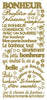 Peel Off Stickers - Bonheur