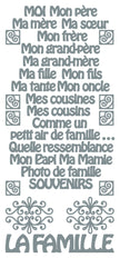 Peel Off Stickers - La Famille