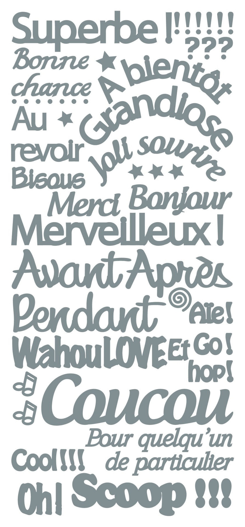 Peel Off Stickers - Coucou