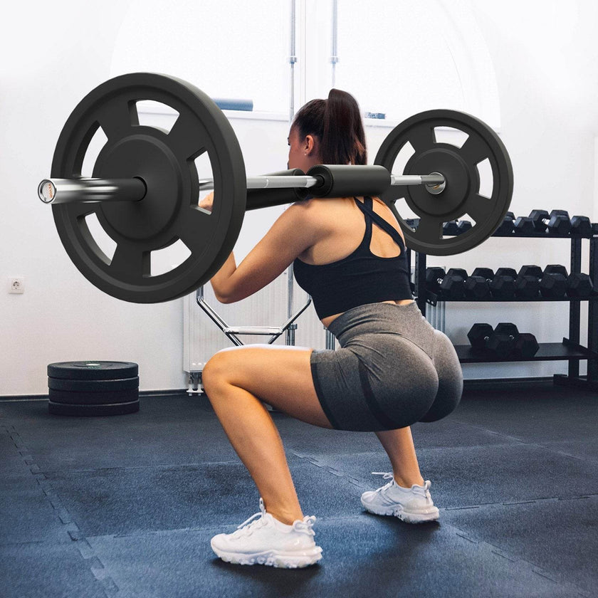 Safety Squat Bar, 700 LBS Fitness Squat  Bar, Safety Squat Bar Attachment With Shoulder And Arm Pads, 28mm Diameter Weight Bar, Ideal For Front Squats, Lunges, Rehab, Physical Therapy