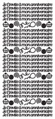 Peel Off Stickers - Je t' invite