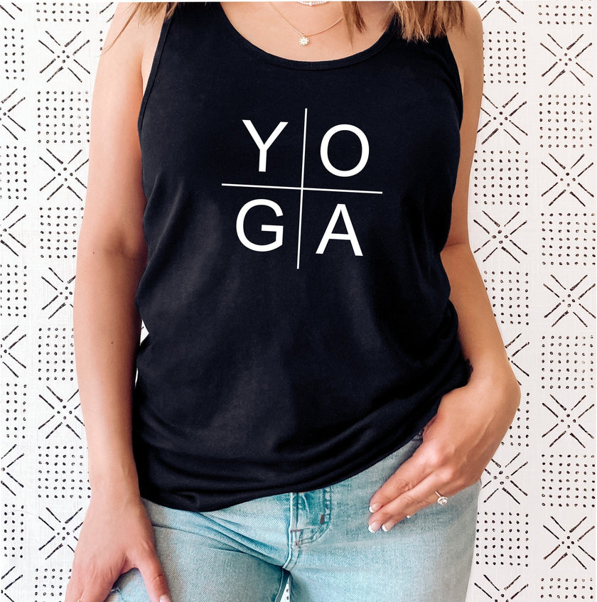 Abstract YOGA Tank Top
