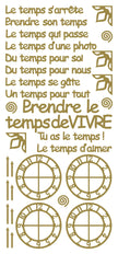 Peel Off Stickers - Le temps s'arrete