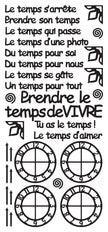 Peel Off Stickers - Le temps s'arrete