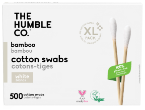 The Humble - Bamboo Cotton Swabs XL pack (500ct)