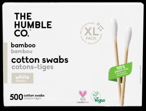 The Humble - Bamboo Cotton Swabs XL pack (500ct)