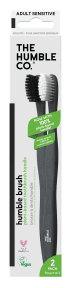 The Humble - Black/White Plant Based Toothbrush (2ct)