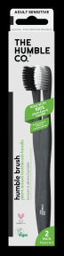 The Humble - Black/White Plant Based Toothbrush (2ct)