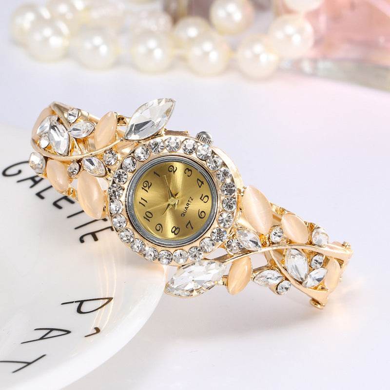 Diamond ladies fashion bracelet women watch