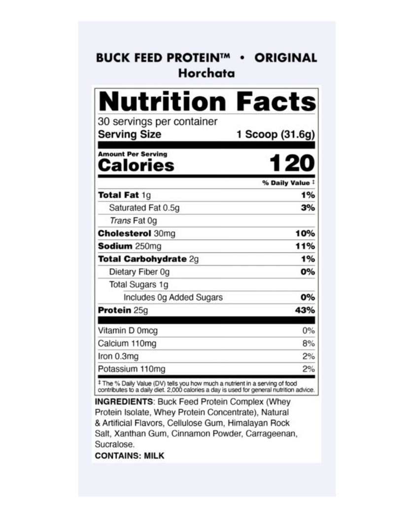 Bucked Up Buck Feed Protein Powder