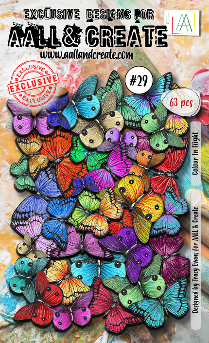 AALL and Create  Ephemera Die-Cuts - 29 - Colour In Flight